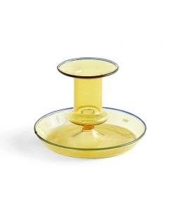 HAY Flare Borosilicate Glass Candlestick 17 HAY Flare Borosilicate Glass Candlestick