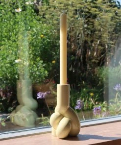 HAY Soft Candleholder - Yellow