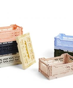 HAY Small Plastic Colour Crate 32 HAY Small Plastic Colour Crate