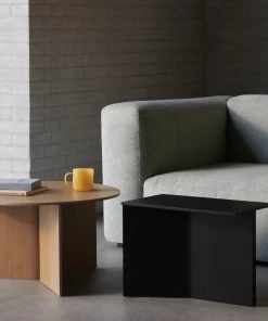 HAY tavolino slit oblong in legno noce