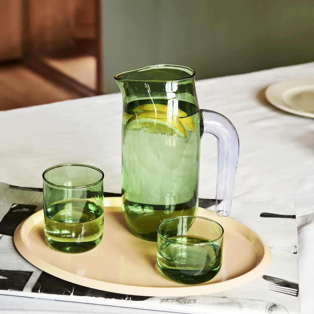 HAY Ellipse Tray M Beige 5 HAY Ellipse Tray M Beige