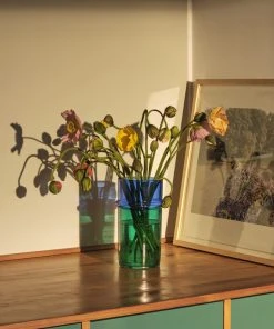 HAY Moroccan Vase / L Blue And Green