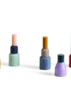 HAY Large Yellow Pillar Candle