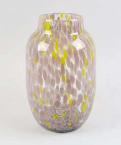 HAY Hand Blown Splash Vase – Light Pink & Yellow – Large 13 HAY Hand Blown Splash Vase – Light Pink & Yellow – Large