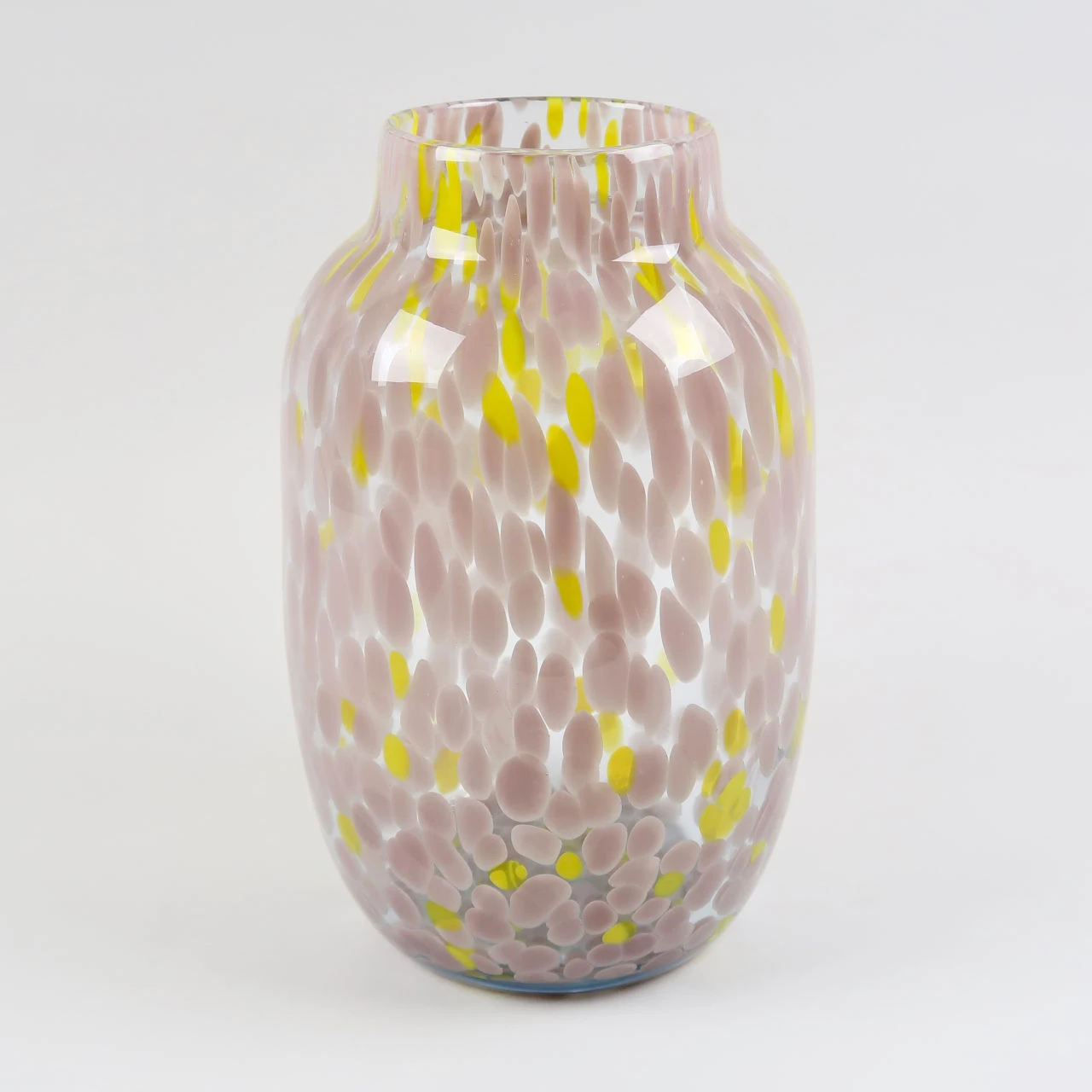 HAY Hand Blown Splash Vase – Light Pink & Yellow – Large 6 HAY Hand Blown Splash Vase – Light Pink & Yellow – Large