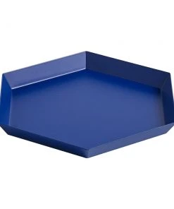 HAY Small Royal Blue Kaleido Hexagon Tray