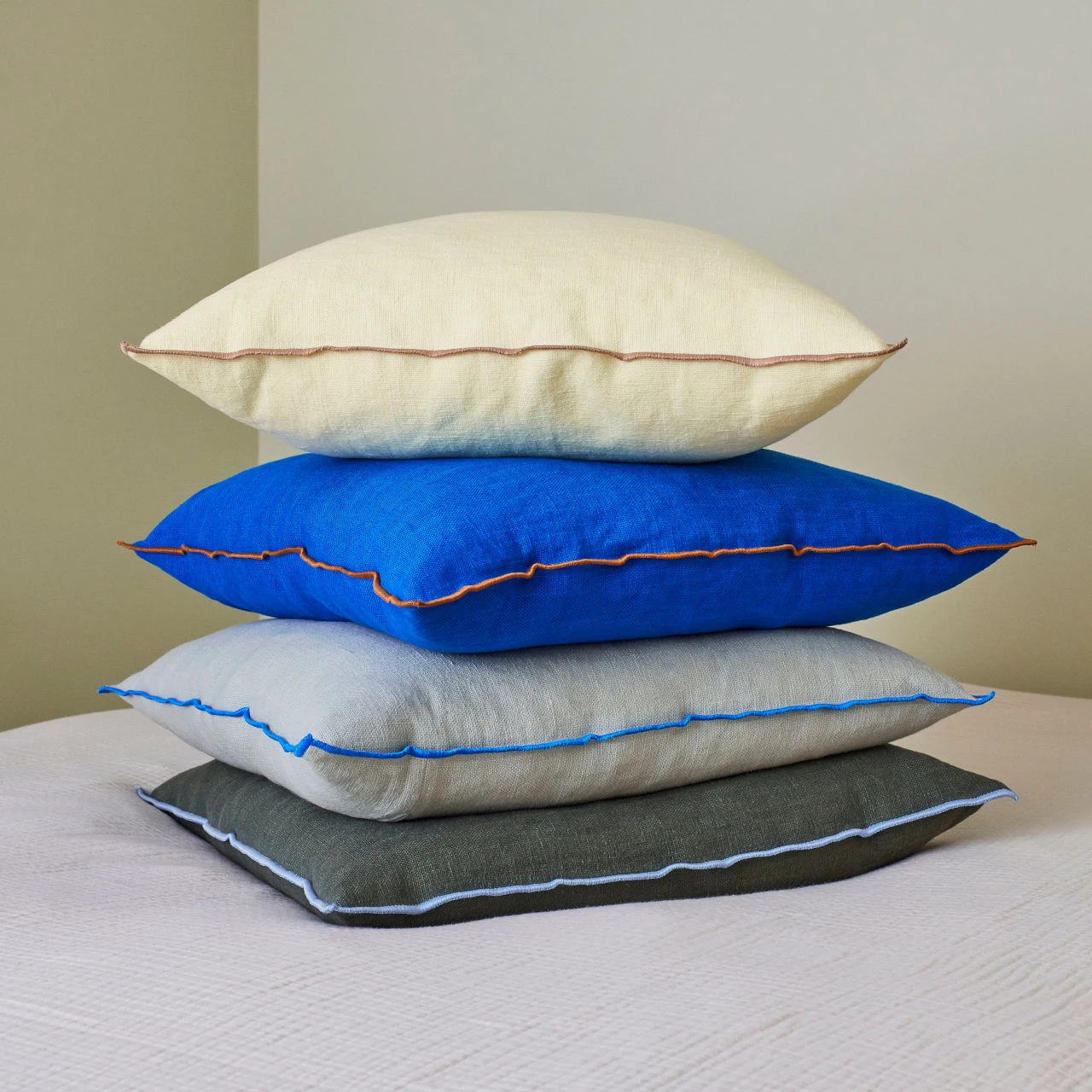 HAY Outline Cushion - Vivid Blue 6 HAY Outline Cushion - Vivid Blue