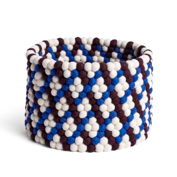 HAY Burgundy Bead Basket 3 HAY Burgundy Bead Basket