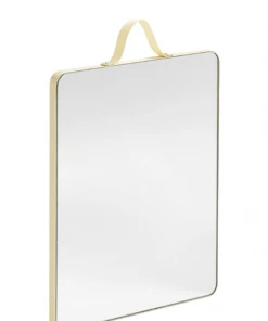 HAY Pale Yellow Strap Medium Square Ruban Mirror 8 HAY Pale Yellow Strap Medium Square Ruban Mirror