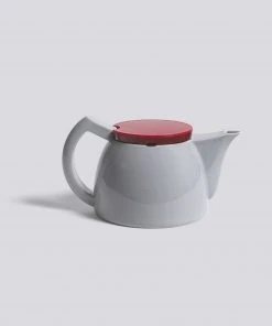 HAY Gray Porcelain Tea Pot