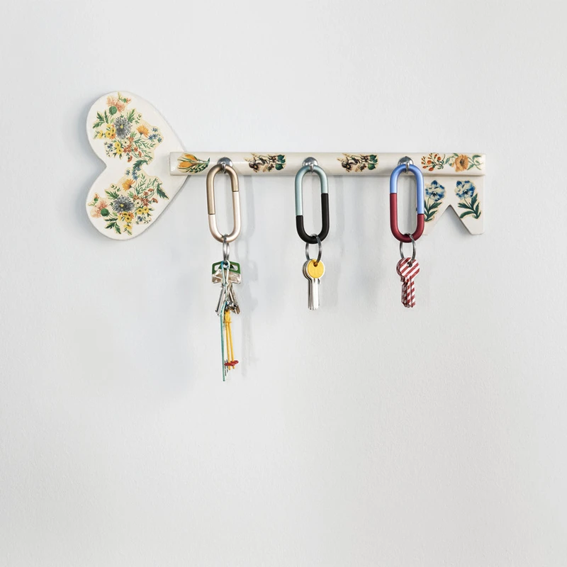 HAY Cane Key Ring Black 7 HAY Cane Key Ring Black