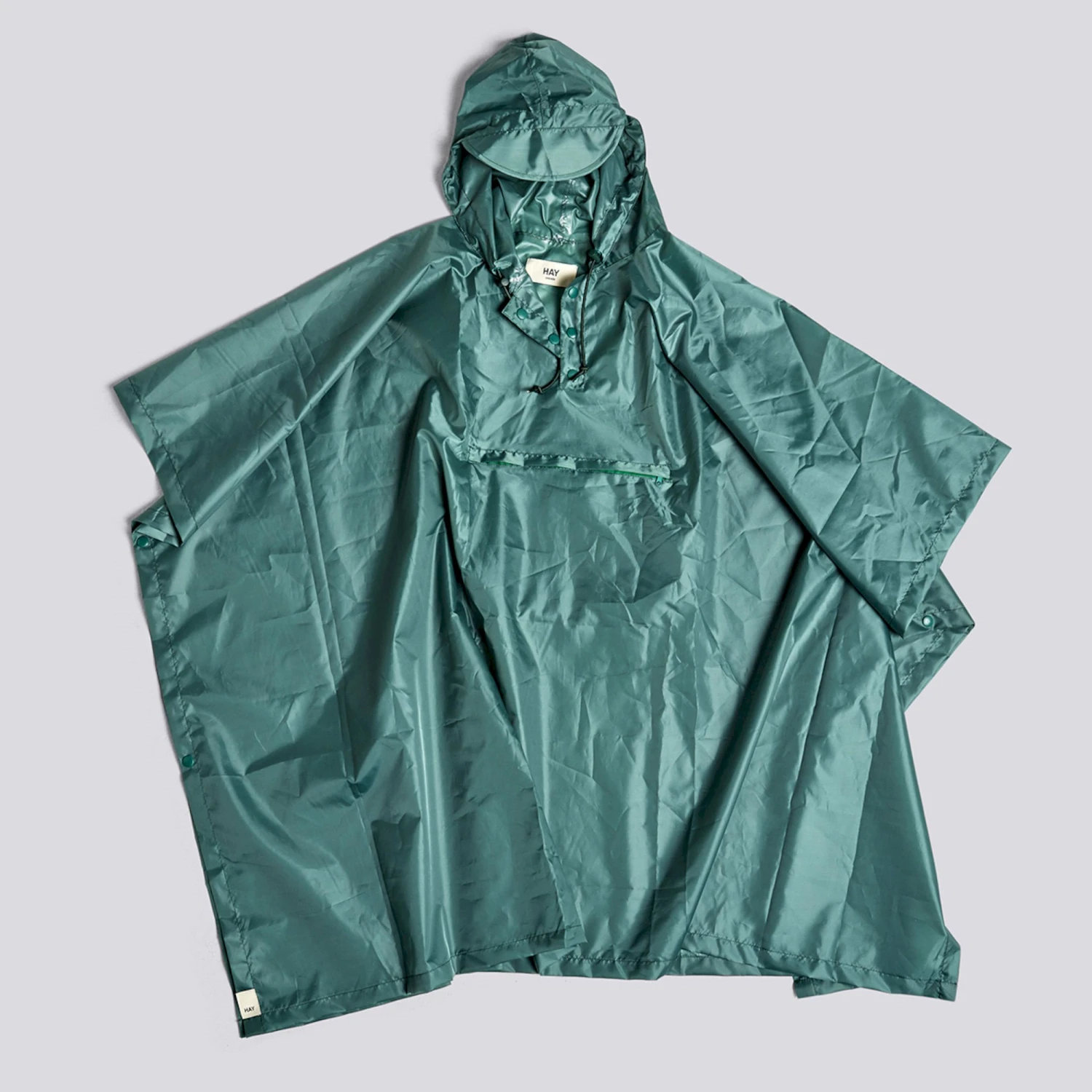 HAY Green Mono Rain Poncho 2 HAY Green Mono Rain Poncho