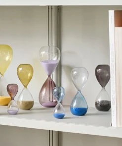 HAY Glass Sand Timer - Medium - Lavender
