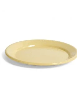 HAY Plato esmaltado amarillo