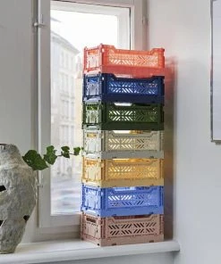 HAY Colour Crate S Light Yellow 6 HAY Colour Crate S Light Yellow