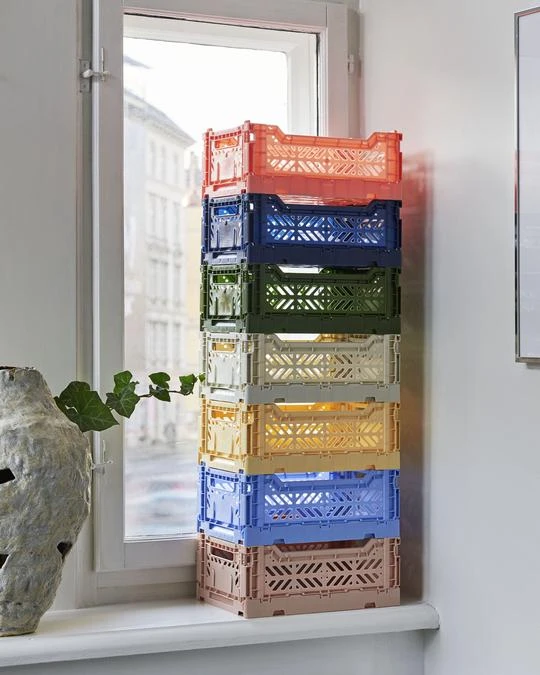 HAY Colour Crate S Light Yellow 4 HAY Colour Crate S Light Yellow