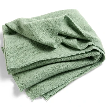 HAY Mono Blanket, 100% Wool - Verdigris Green 3 HAY Mono Blanket, 100% Wool - Verdigris Green