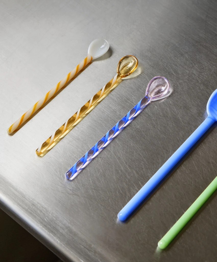 HAY cucchiaini in vetro piccoli conf.3pz 4 HAY cucchiaini in vetro piccoli conf.3pz