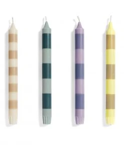 HAY Stripe- Pack de 4 velas