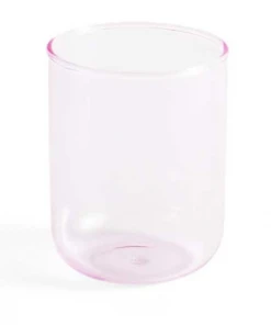 HAY bicchieri in vetro rosa set 2pz