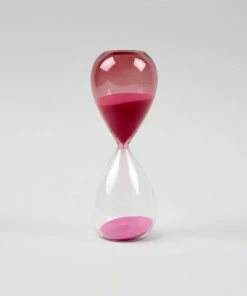 HAY Glass Sand Timer - Medium - Pink