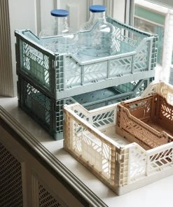 HAY Plastic Colour Crate Medium 24 HAY Plastic Colour Crate Medium