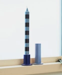 HAY Tube Candle Holder S Midnight Blue 7 HAY Tube Candle Holder S Midnight Blue