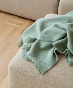 HAY Mono Wool Blanket - Verdigris Green