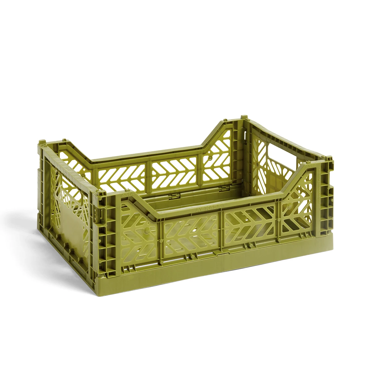 HAY Plastic Colour Crate Medium 4 HAY Plastic Colour Crate Medium