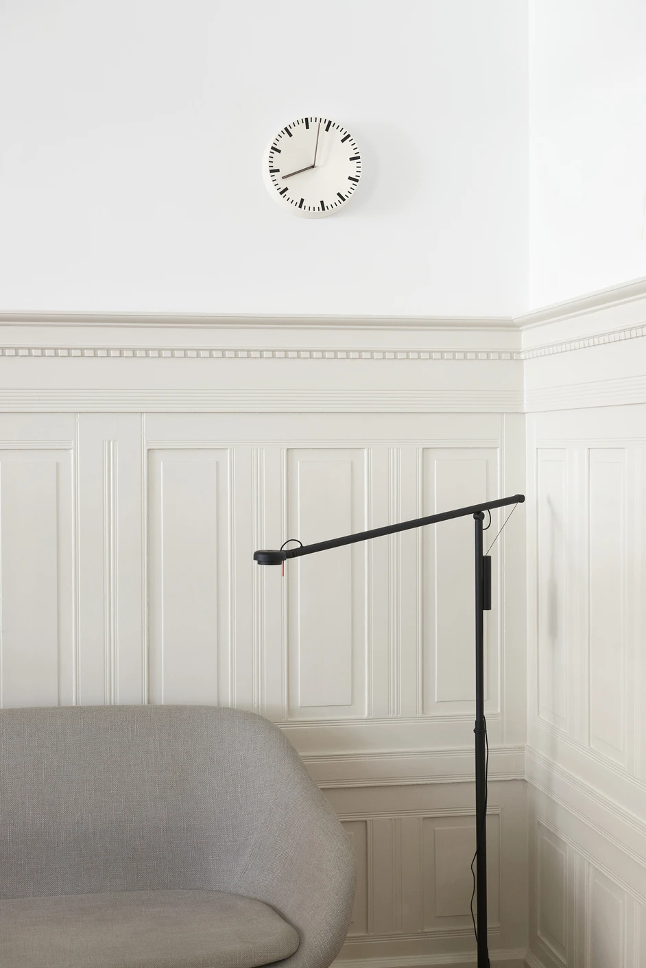 HAY White Analog Wall Clock 5 HAY White Analog Wall Clock