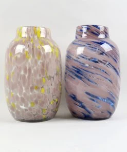 HAY Hand Blown Splash Vase – Light Pink & Yellow – Large 16 HAY Hand Blown Splash Vase – Light Pink & Yellow – Large