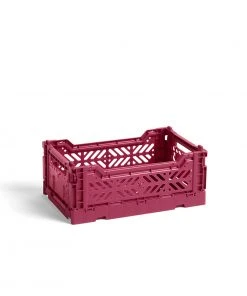 HAY Small Plastic Colour Crate 52 HAY Small Plastic Colour Crate
