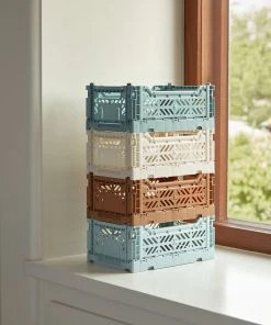 HAY Small Plastic Colour Crate 42 HAY Small Plastic Colour Crate