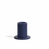 HAY Candleholder Tube S Dark Blue