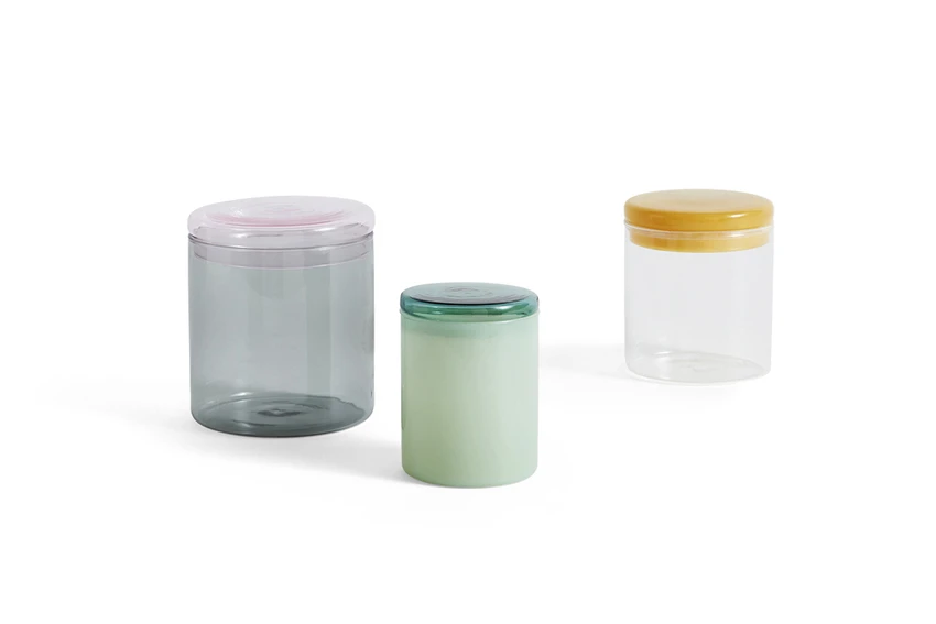 HAY Borosilicate Jar 600 ml Clear - HAY 4 HAY Borosilicate Jar 600 ml Clear - HAY