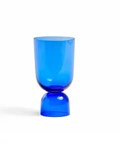 HAY Electric Blue Glass Vase