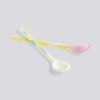 HAY Glass Spoons / Flat 2 Pcs Light Pink And White 1 HAY Glass Spoons / Flat 2 Pcs Light Pink And White
