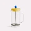 HAY French Press Brewer 1L Clear-Yellow 2 HAY French Press Brewer 1L Clear-Yellow
