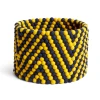 HAY Yellow Chevron Bead Basket 2 HAY Yellow Chevron Bead Basket