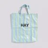HAY Candy Stripe / XL Bag Blue and Green 1 HAY Candy Stripe / XL Bag Blue and Green