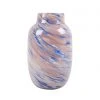 HAY Hand Blown Splash Vase – Light Pink & Blue – Large
