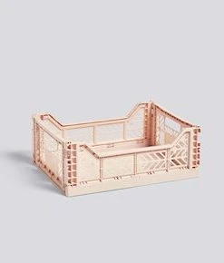 HAY Colour Crate M 14.5 L Soft Pink