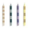 HAY Candle Set of 4 Stripe Douce