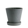 HAY Macetero Flowerpot L Green