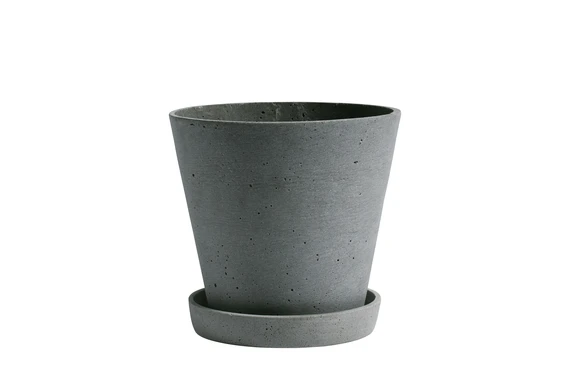 HAY Macetero Flowerpot L Green 3 HAY Macetero Flowerpot L Green