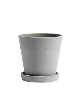 HAY Flower Pot with Saucer Large 9 HAY Flower Pot with Saucer Large