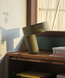 HAY Khaki Green Slant Table Lamp