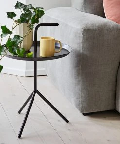 HAY DLM Side Table Black Ø38 x H58 cm