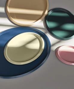 HAY Ellipse Tray S Dark Green 11 HAY Ellipse Tray S Dark Green