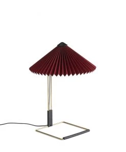HAY Matin Table Lamp Brass 300 Oxide Red